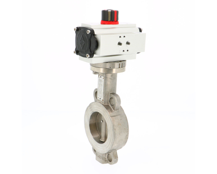 Stainless steel butterfly valve 1112 DN50 + ADA20